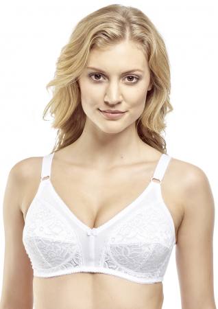 2 Stück SUSA Mieder BH ohne Bügel weiss 27458 Größe 75-105 A B C D