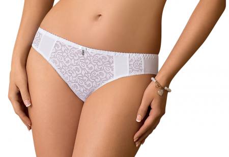 Slip Minislip Panty weiss mit Spitze Marilyn