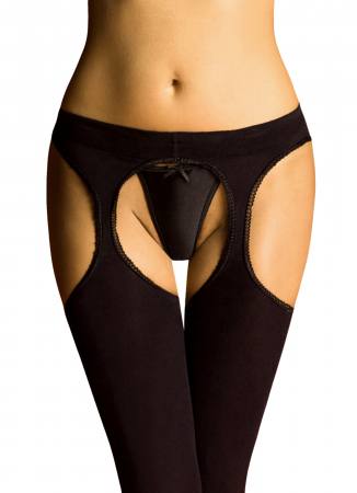 Straps Strumpfhosen aus Mikrofaser Strümpfe schwarz Größe 1-2(S) / 3-4(M) /5-6(L) /7-8(XL)