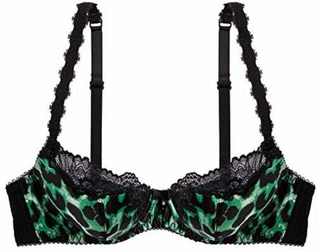 Dita von Teese Halbschale Bügel BH Dare Taker schwarz animal emerald black /y58418