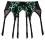 Dita von Teese Strumpfgürtel Straps Dare Taker emerald black in Gr.40-5951