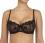 Halbschale Bügel BH Black Label schwarz aus Spitze 70 75 80 85 B C D E