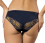 Minislip Slip blau mit gold Donna