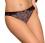 String Tanga beige braun schwarz  Gr. 36