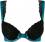 Aubade Push up Schalen BH Delice d'Inities Farbe schwarz / blau Gr.70B