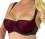 Balconett Halbschale Push up Bügel BH Black Cherry 70 75 80 85 90 95 100 A B C D E F G auch als Dirndl BH