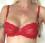 Dita von Teese Büstenhebe Bügel BH Set rot 75 B + String 36 y59337 Set