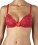 La Muse Endormie Halbschale Push up BH Farbe rot L708