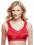 ANGEBOT 2 Stück Mieder BH ohne Bügel in rot 75 80 90 95 100 105 110 115 Cup B - F