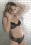 Push up BH  Sassa Affairs schwarz mit Streifen