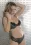 Push up BH  Sassa Affairs schwarz mit Streifen