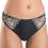 String Tanga mit Spitze Serie Violeta 36 38 40 42 44 schwarz grau lila 567930