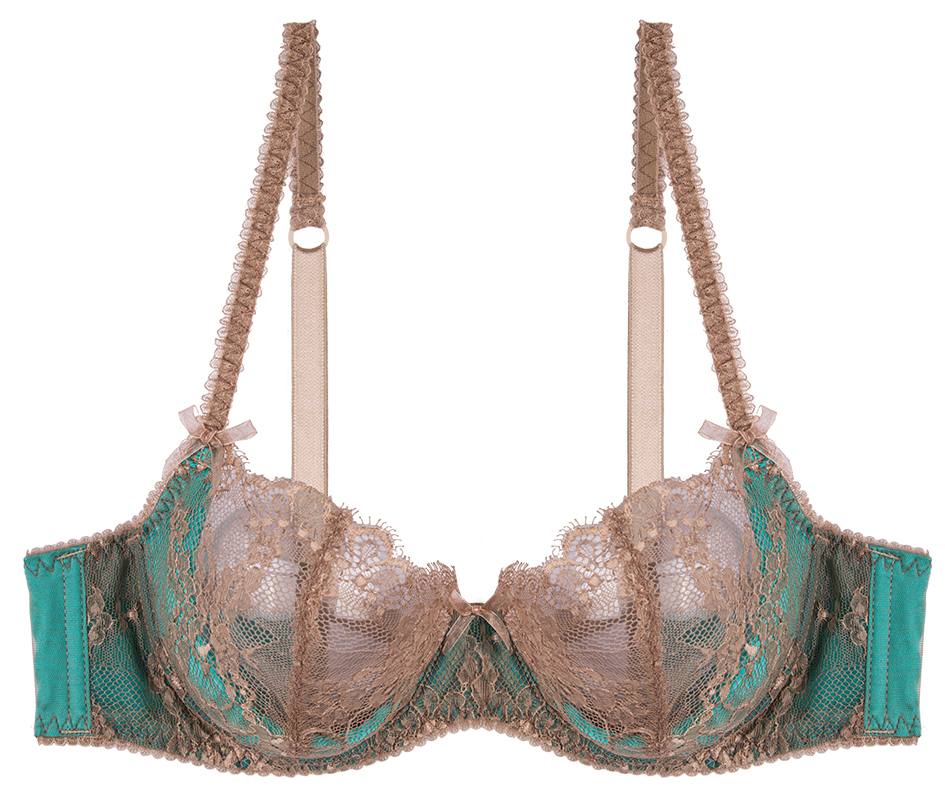 Weiß büstenhebe Damen Sheer
