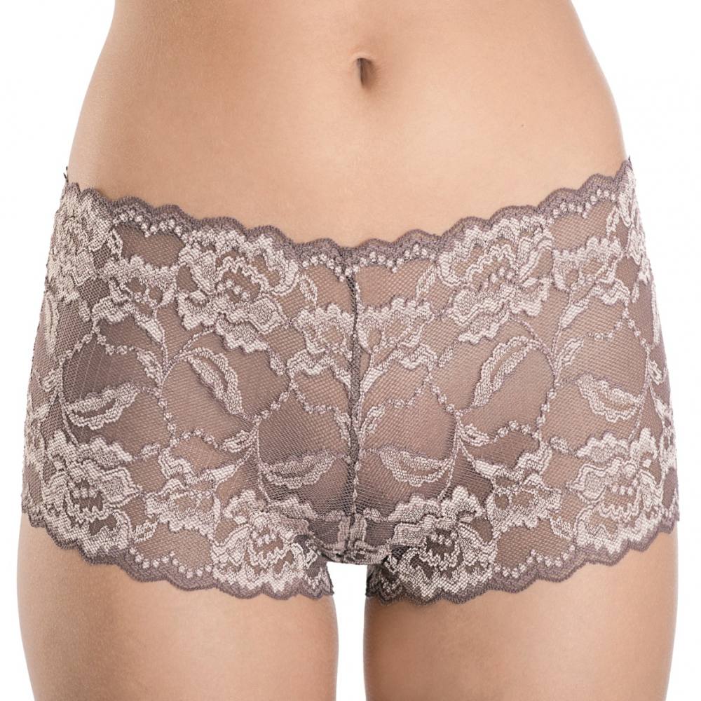 Panty Slip aus Spitze Größe 38 Farbe Pfefferkorn