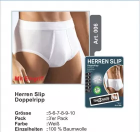 Herren Slip mit Eingriff

Spor...